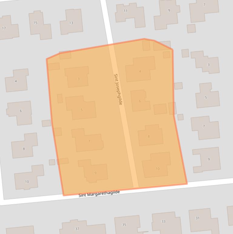 Kaart van postcodegebied 8253KG.