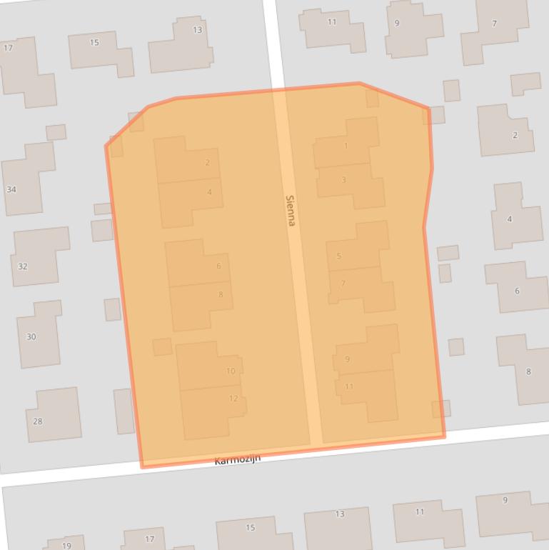 Kaart van postcodegebied 8253KW.