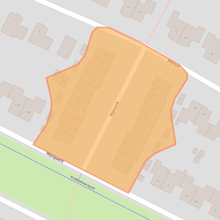 Kaart van postcodegebied 8253LM.