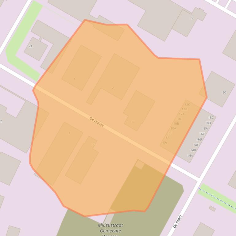 Kaart van postcodegebied 8253PX.