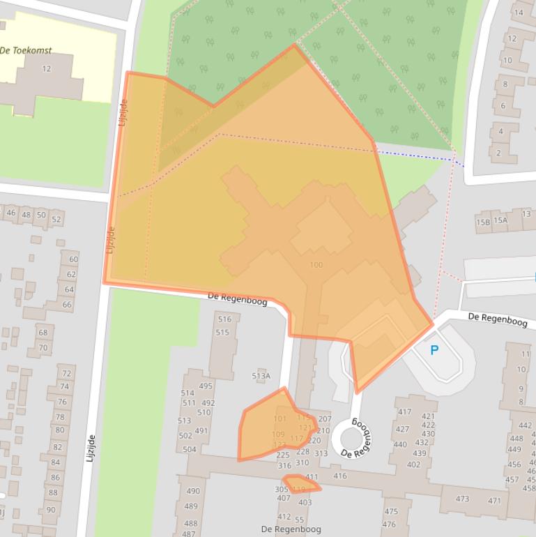 Kaart van postcodegebied 8254AB.