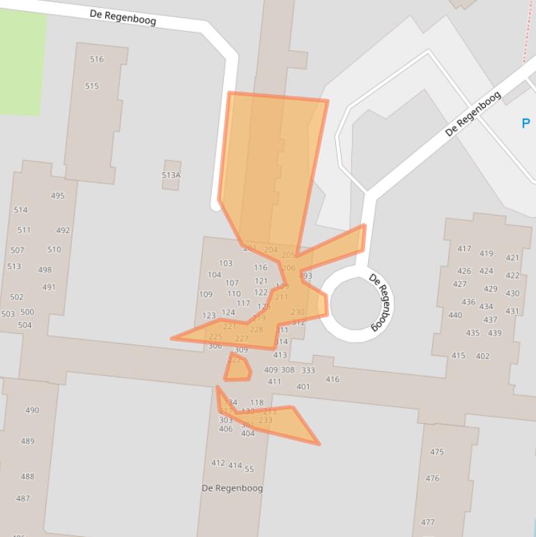 Kaart van postcodegebied 8254AC.