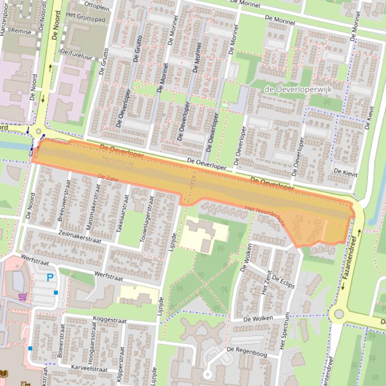 Kaart van postcodegebied 8254AK.