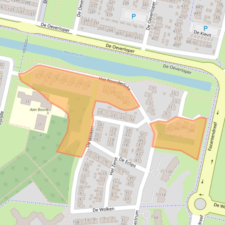 Kaart van postcodegebied 8254AL.