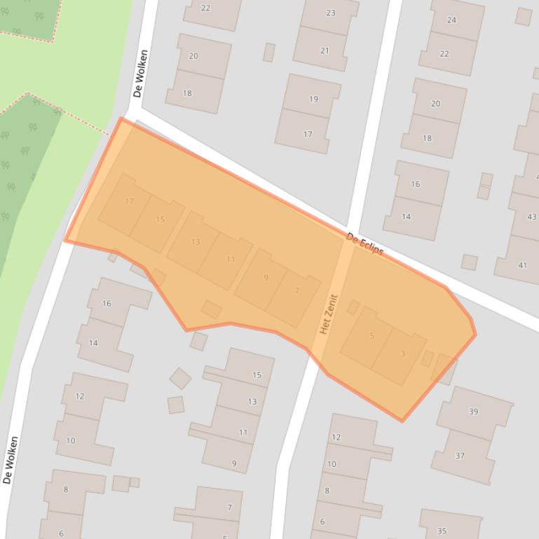 Kaart van postcodegebied 8254AR.