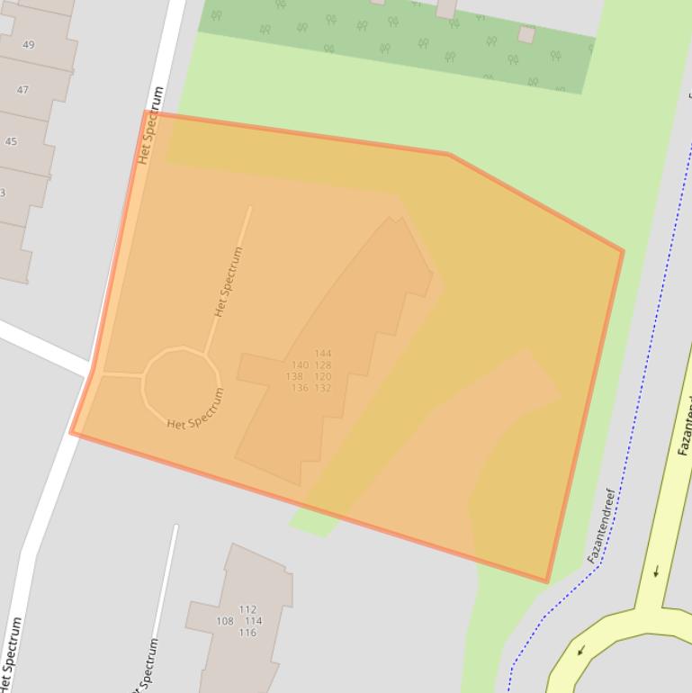 Kaart van postcodegebied 8254AX.