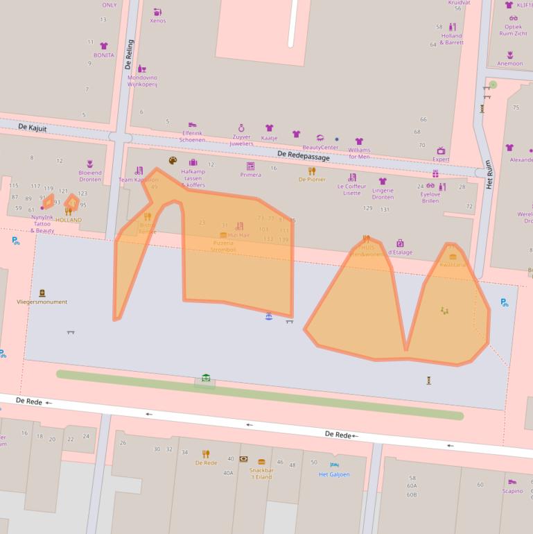 Kaart van postcodegebied 8254KA.