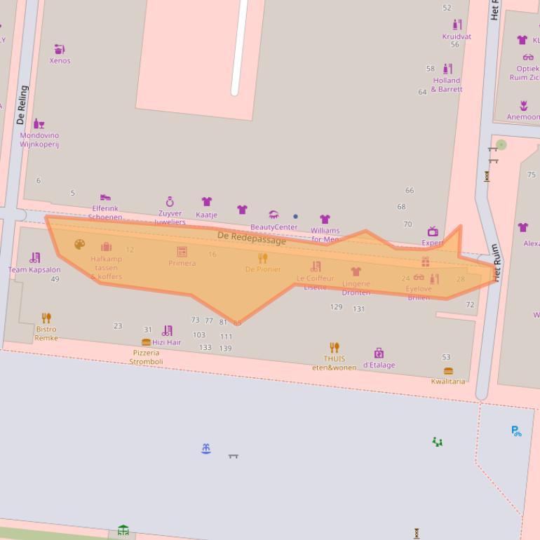 Kaart van postcodegebied 8254KD.