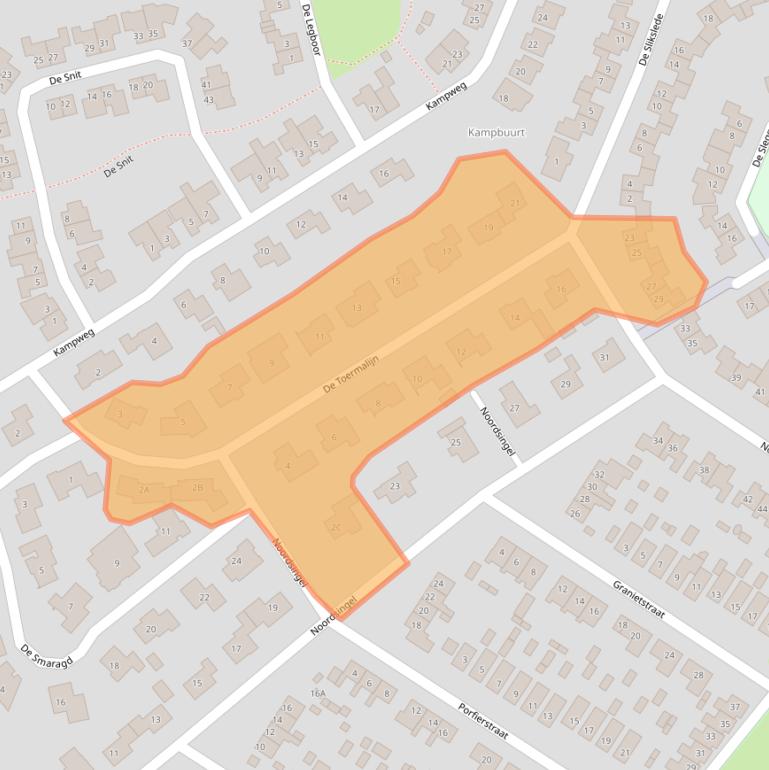 Kaart van postcodegebied 8255AG.