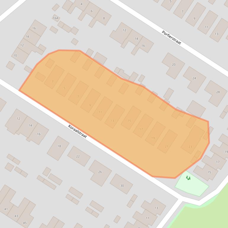 Kaart van postcodegebied 8255AK.