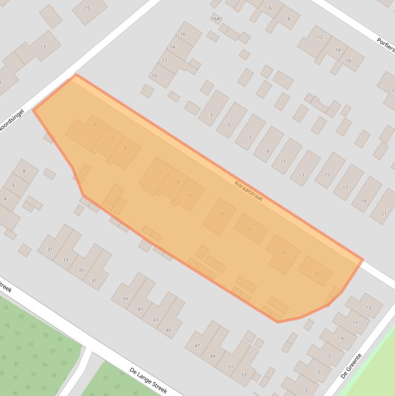 Kaart van postcodegebied 8255AL.