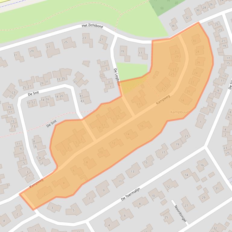 Kaart van postcodegebied 8255AN.