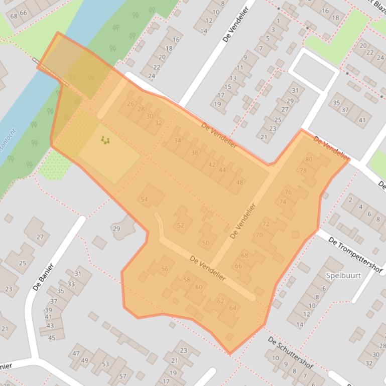 Kaart van postcodegebied 8255CX.