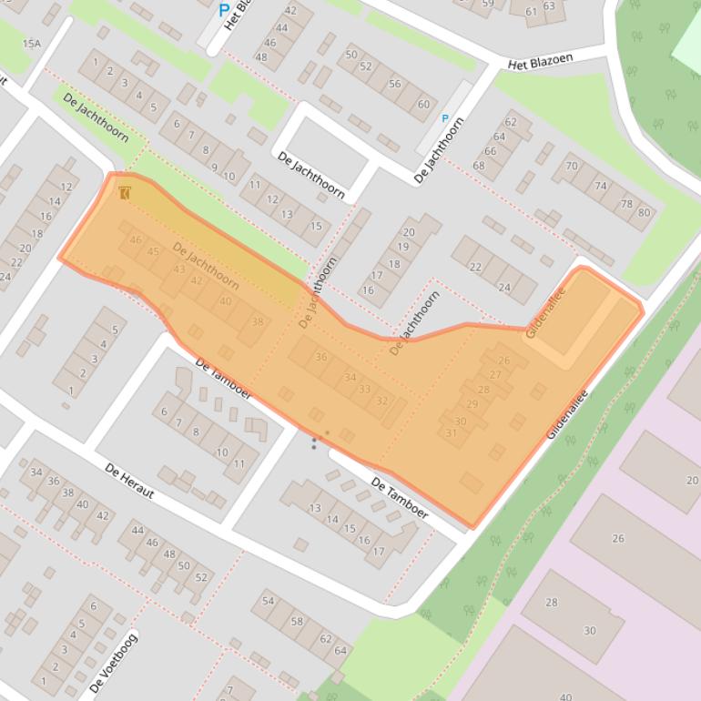 Kaart van postcodegebied 8255EE.