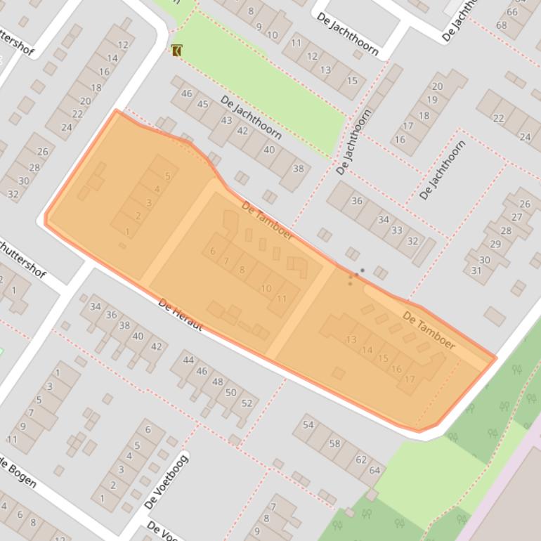 Kaart van postcodegebied 8255EG.