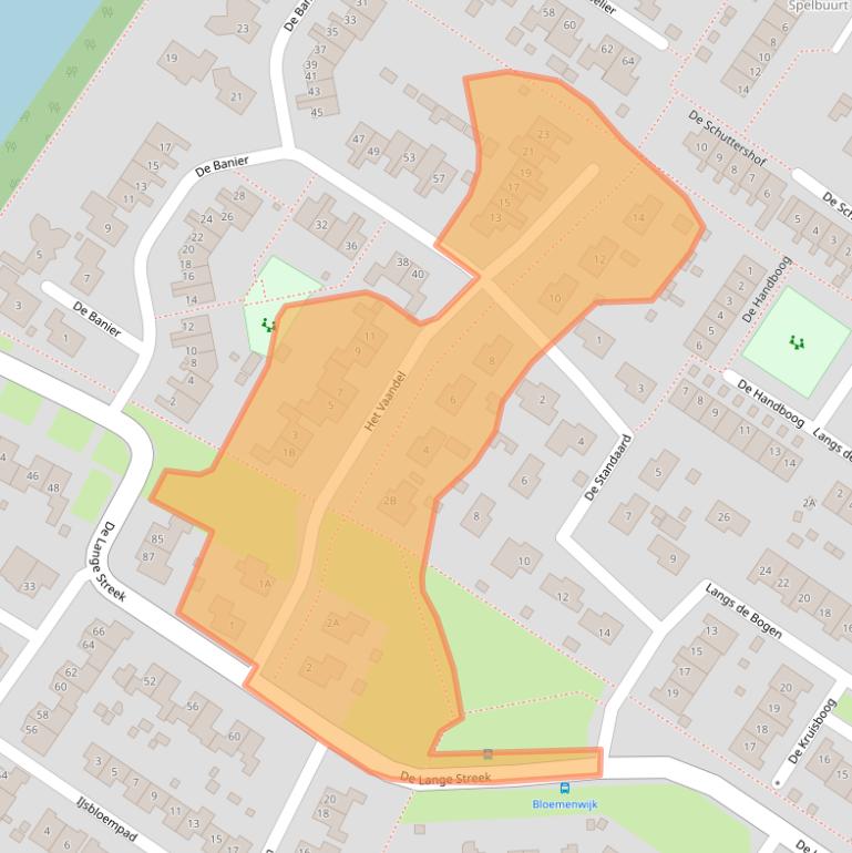 Kaart van postcodegebied 8255GA.