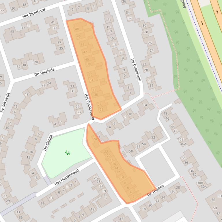 Kaart van postcodegebied 8255HG.