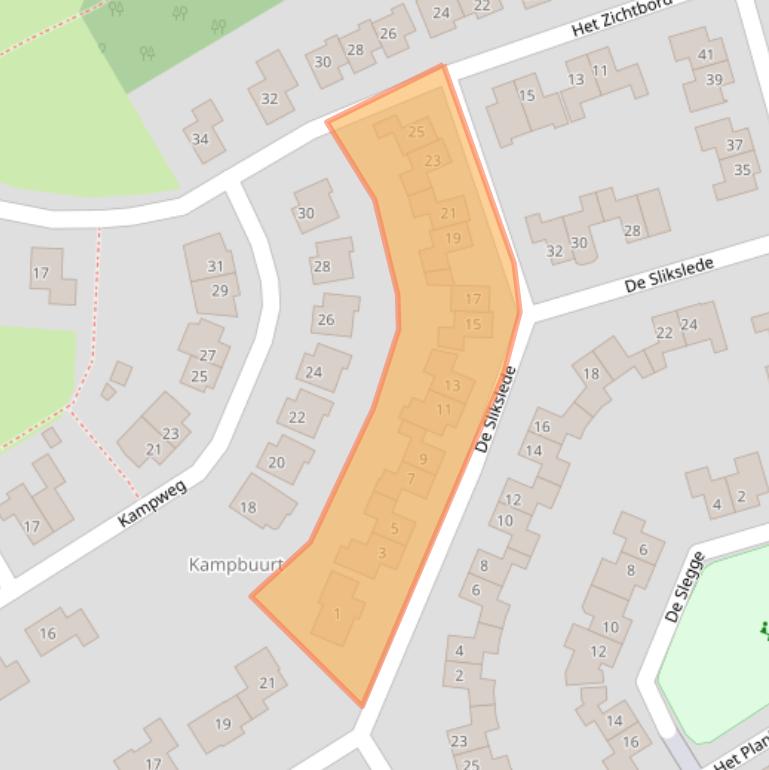 Kaart van postcodegebied 8255HP.