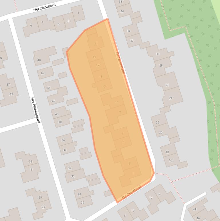 Kaart van postcodegebied 8255HS.