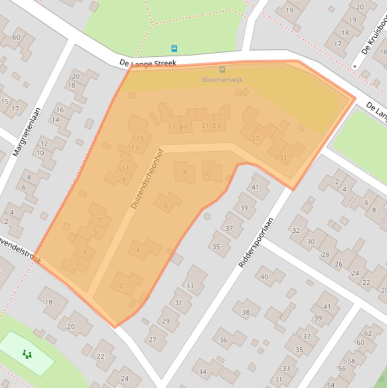 Kaart van postcodegebied 8255JD.