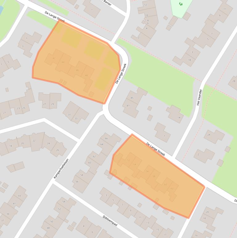 Kaart van postcodegebied 8255JV.