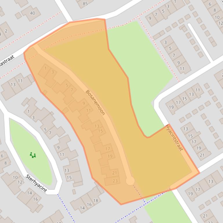 Kaart van postcodegebied 8255JW.