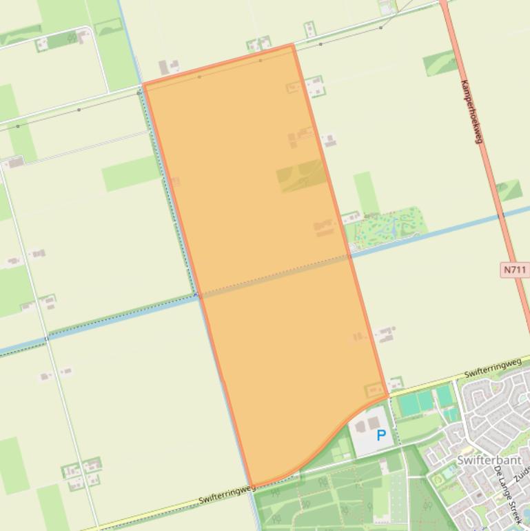 Kaart van postcodegebied 8255PK.