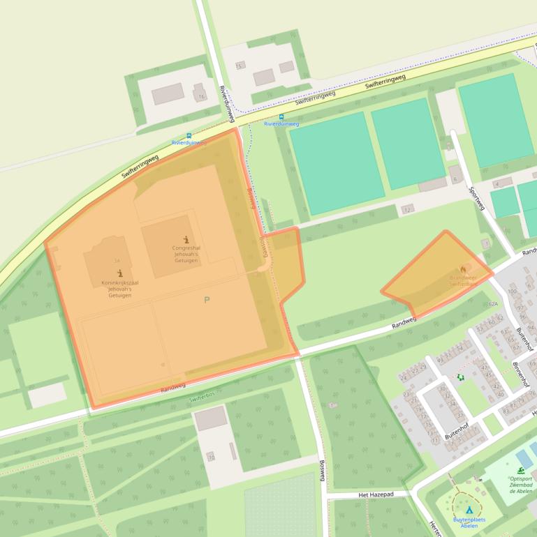 Kaart van postcodegebied 8255PS.