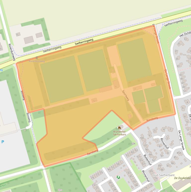 Kaart van postcodegebied 8255PX.