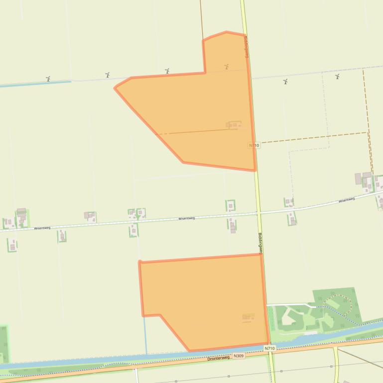 Kaart van postcodegebied 8255RA.