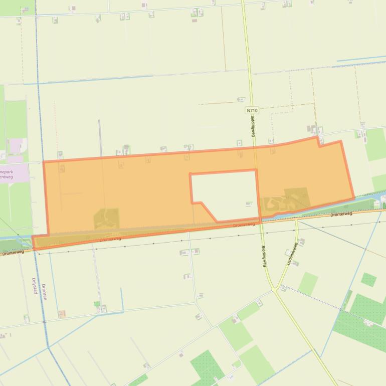 Kaart van postcodegebied 8255RB.