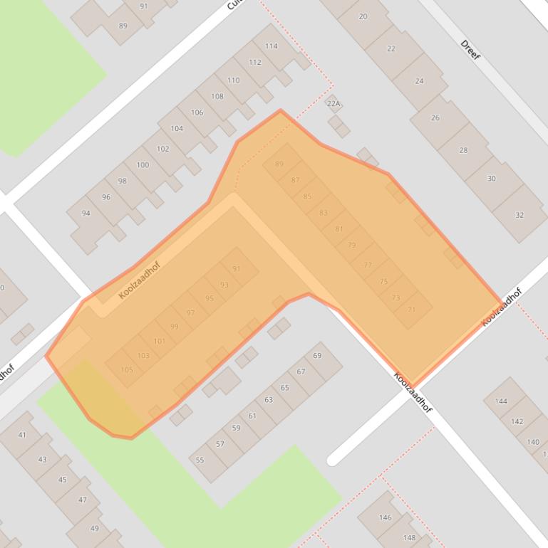 Kaart van postcodegebied 8256AC.