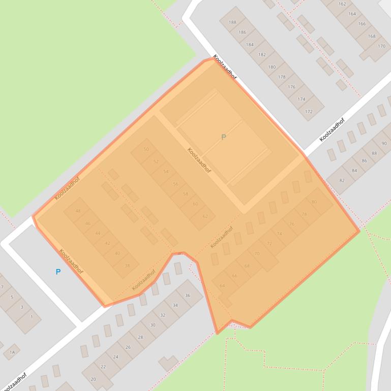 Kaart van postcodegebied 8256AE.