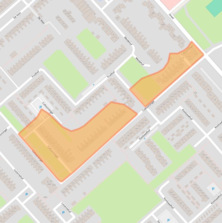 Kaart van postcodegebied 8256AL.