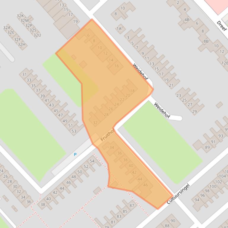 Kaart van postcodegebied 8256AV.