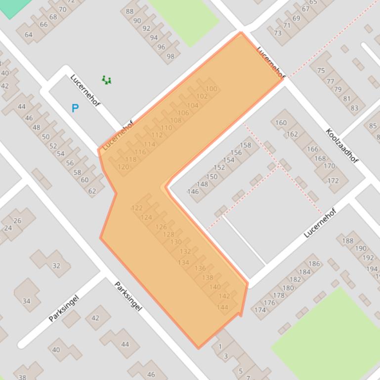 Kaart van postcodegebied 8256CP.