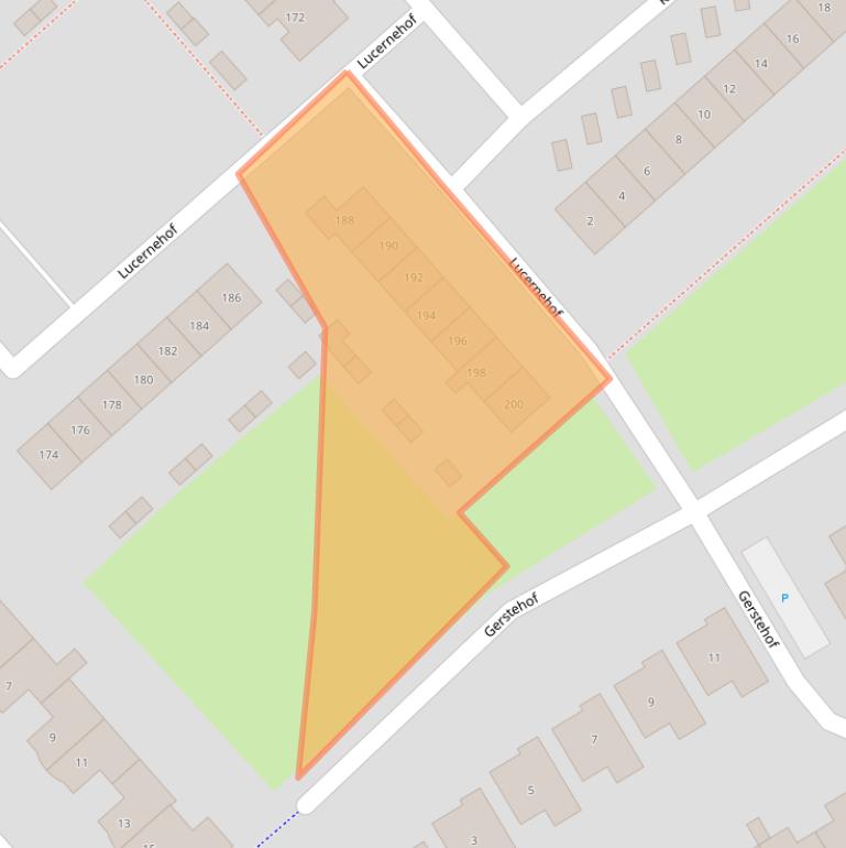 Kaart van postcodegebied 8256CS.