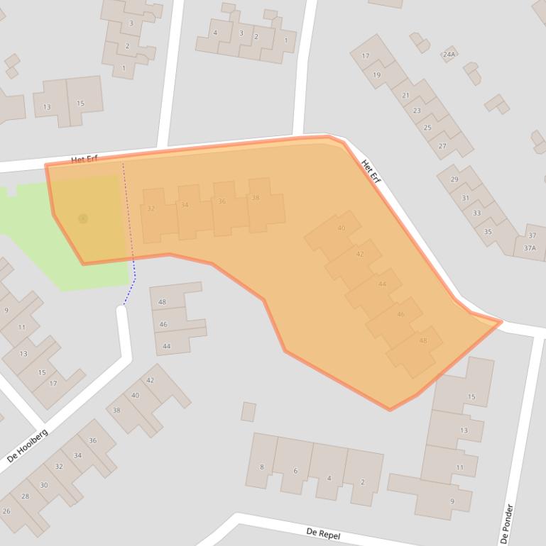 Kaart van postcodegebied 8256DT.