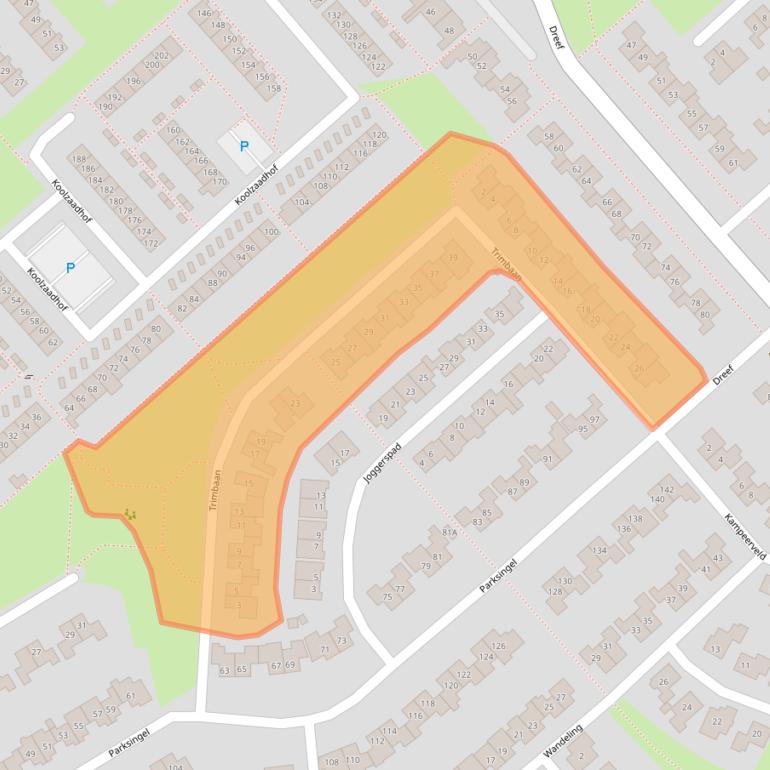 Kaart van postcodegebied 8256GL.