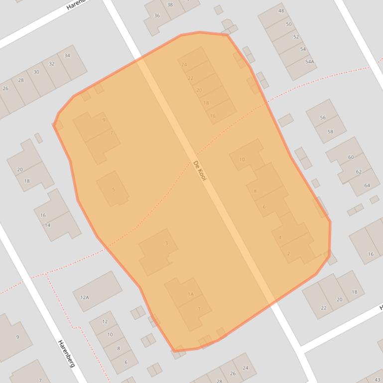 Kaart van postcodegebied 8256JM.