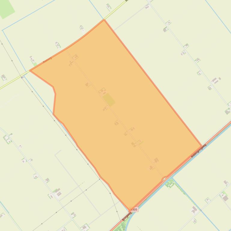 Kaart van postcodegebied 8256PS.