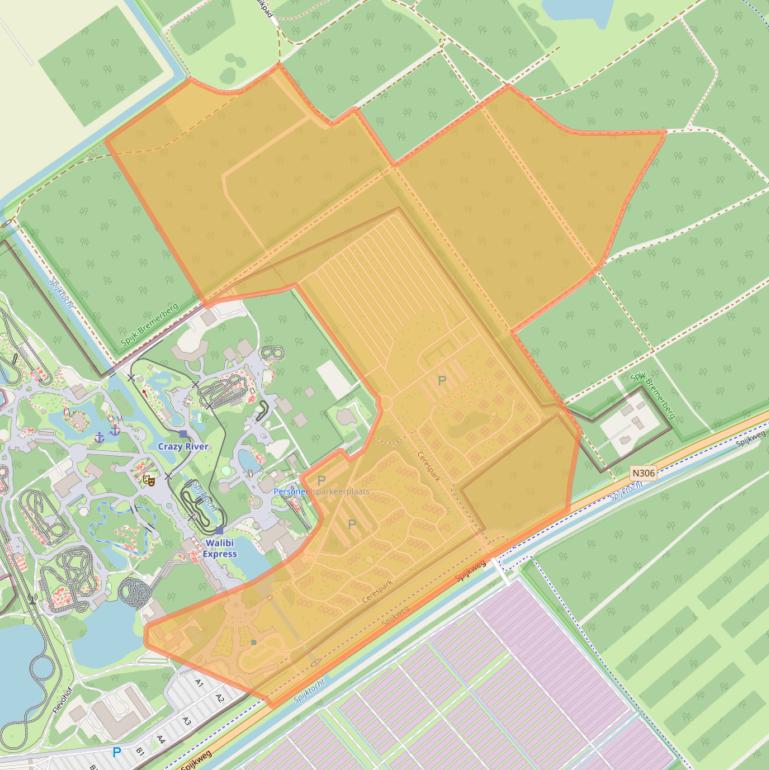 Kaart van postcodegebied 8256PX.