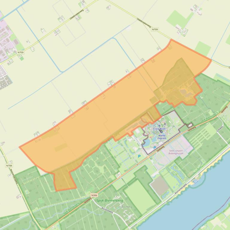 Kaart van postcodegebied 8256RK.