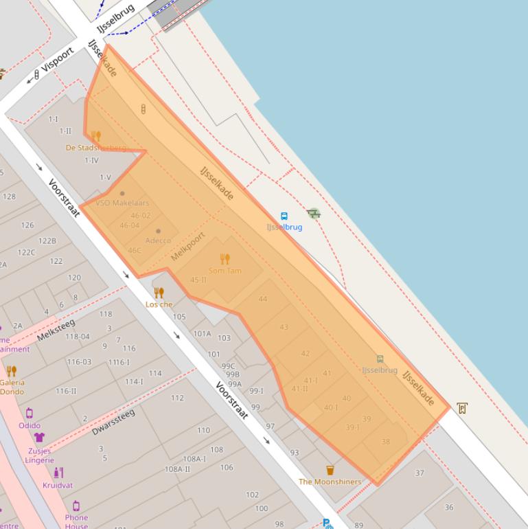 Kaart van postcodegebied 8261AE.