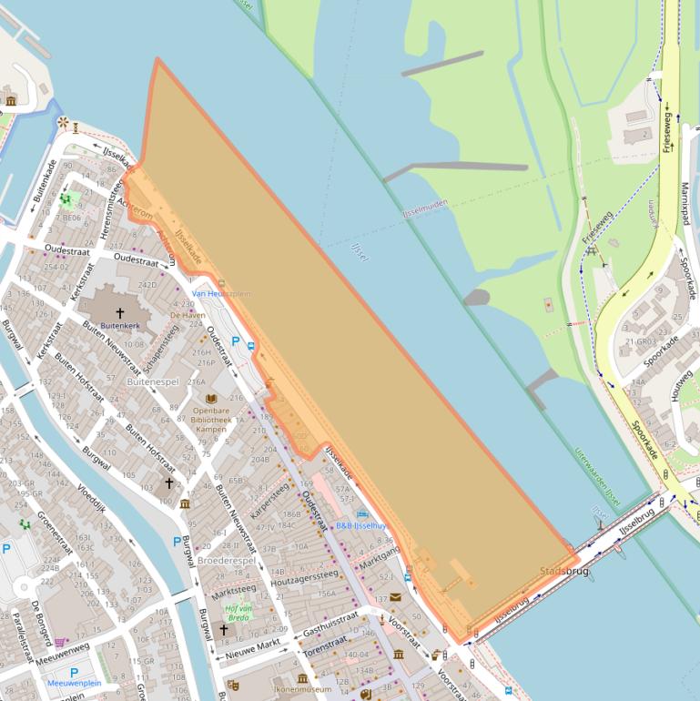 Kaart van postcodegebied 8261AH.