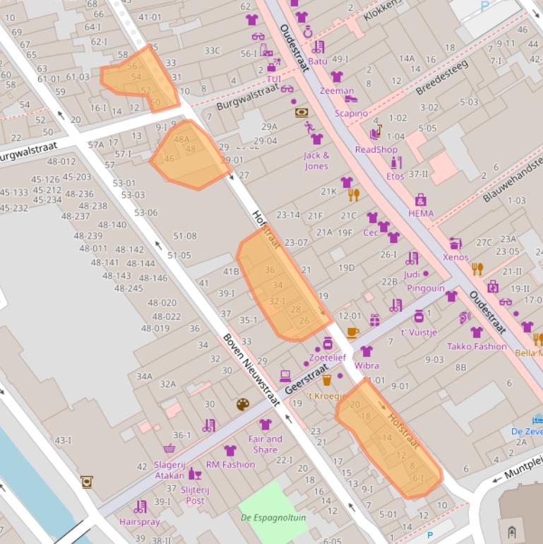 Kaart van postcodegebied 8261BZ.