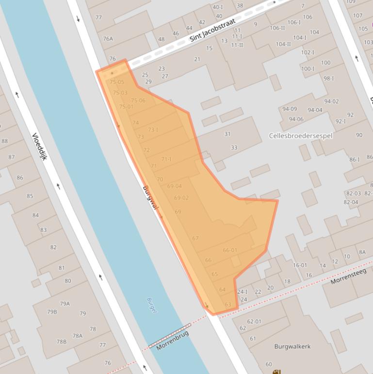 Kaart van postcodegebied 8261ER.