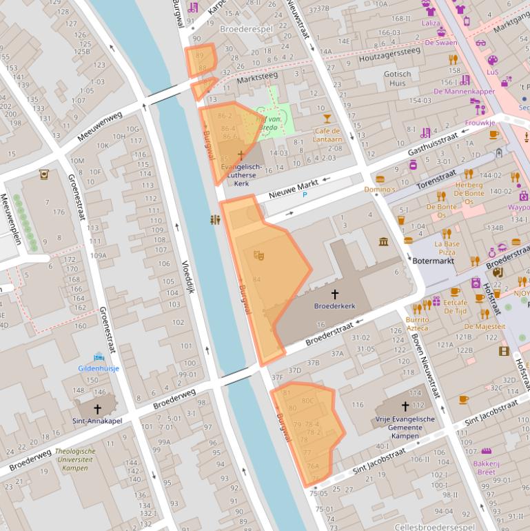 Kaart van postcodegebied 8261ES.