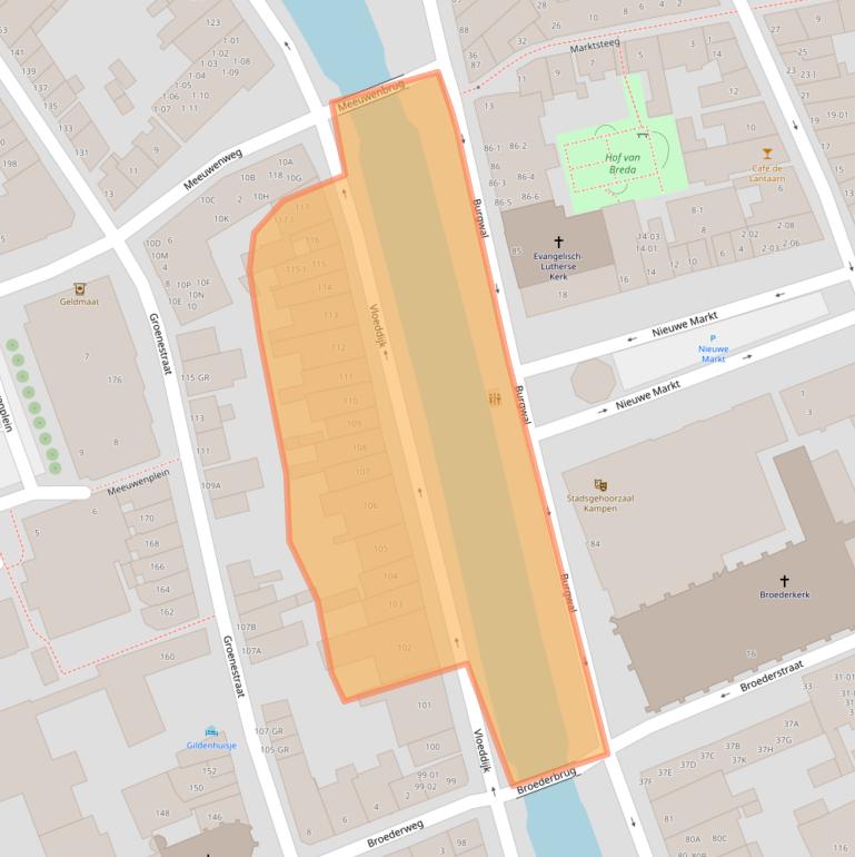 Kaart van postcodegebied 8261GJ.