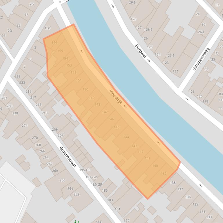 Kaart van postcodegebied 8261GL.